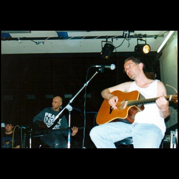 Rehearsing in the studio