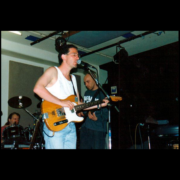 Rehearsing in the studio